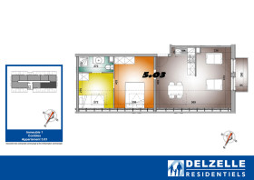 Appartement in Nivelles