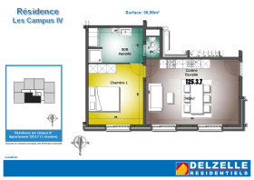 Appartement in Mons